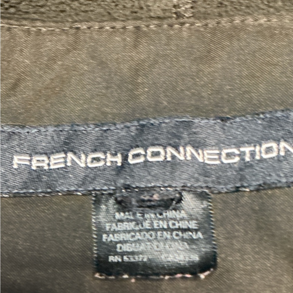French Connection Olive Utility Jacket with Hood - Picture 3 of 6